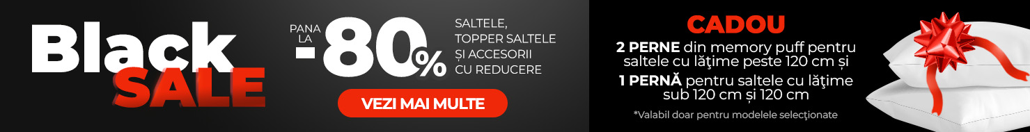 Saltele cu prețuri reduse -80% și perne gratuite